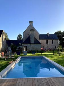 Manoir en Normandie avec piscine chauffée