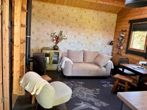 Landelijk gelegen houten huisje