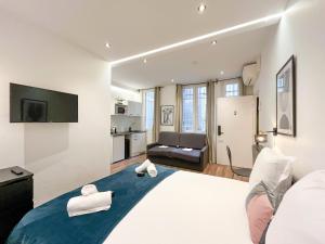 UrbanFlat 202 - Confortable Studio pour 4 au centre de Paris