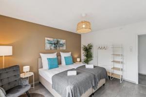 Citynahes 3BR-Apartment Hotelturmblick Business Stay