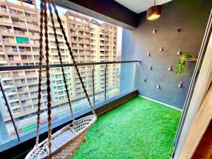 Kharadi 10floor Stylish 2BHK Cozy Brick Walls