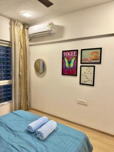 Kharadi 10floor Stylish 2BHK Cozy Brick Walls