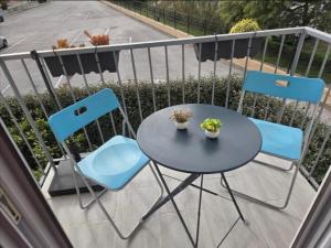 Apt 4 pers Le Lavandou bord de mer clim et parking