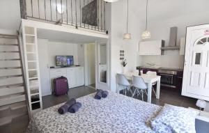 Modern studio with terrace