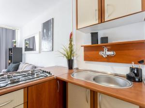 Urban Chic - Cozy One-Bedroom in Warsaws Vibrant Center, Żelazna Street