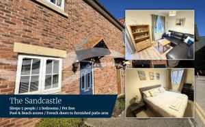 The Sandcastle - Part of the The Bay Filey Holiday Village with pool, gym and direct beach access, pub, restaurant, tennis and meadows walks