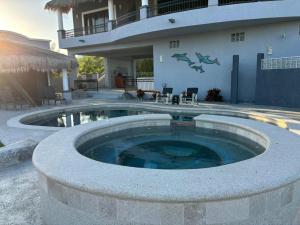 Sunny Poolside Escape Near the Beach