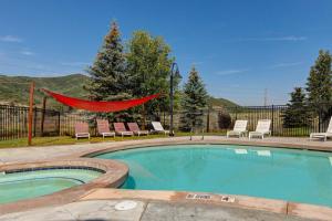 KBM Resorts Crestview Condos Spacious condo near Olympic Park with gas fireplace year-round pool hot tub city wide shuttle access. CVC-308B