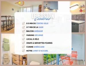 Le Boston - Balcon, Central & Stationnement