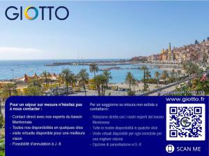 **2P Calme Climatisé, Terrasse, Centre Menton, Proche Plages et Commerces** - FR-1-196-356