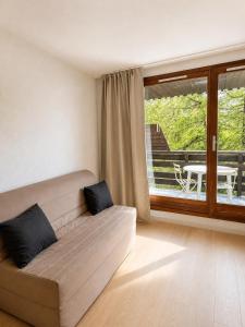 Studio Les Orres 1650 - 4 pers, près des pistes et du centre - Balcon avec vue