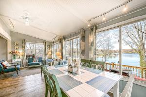 Cottage at the Lake - Waterfront lake-view home with dock, fireplace, pool table, kayaks, & firepit