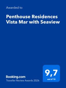 Penthouse Residences Vista Mar with Seaview
