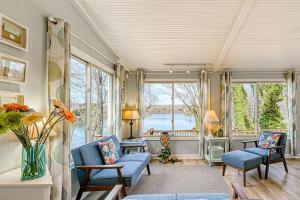 Cottage at the Lake - Waterfront lake-view home with dock, fireplace, pool table, kayaks, & firepit