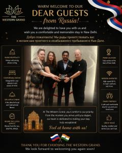 The Western Grand - A Luxury Hotel - Just 6 Mins from CP and New Delhi Station
