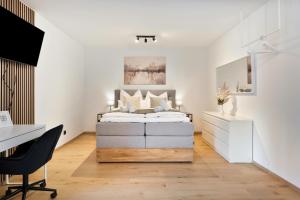 Moss & Gold Neu-Ulm - BRIGHT Collection - Studio für 3 mit Parkplatz, Küche, Arbeitsplatz