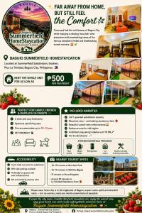 Baguio Summerfield HomeStaycation Overlooking Strawberry Farm Sunset-view