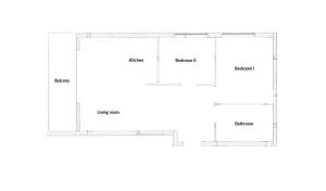 Frog Apartment - 2 bedrooms and living room