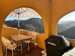 Mountain views next to the Mediterranean