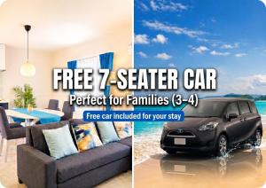 Sunstone Residence 2F - Free Rental Car & Airport Pickup - 10 Min to American Village