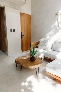 Tropical zen loft steps from the beach