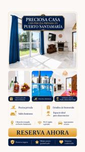 Preciosa Casa con Jardin y Piscina Privada en el Puerto de santaMaria