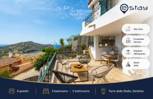 Villa Sirena - Terrace with Sea View