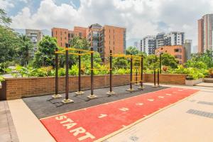 Industrial loft just steps from El Tesoro, with views, Wi-Fi, and AC