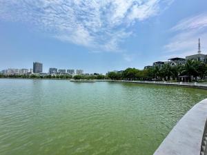 Peaceful Balcony Studio Apartment at Green Bay Residence Hanoi for Couples
