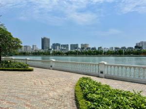 Peaceful Balcony Studio Apartment at Green Bay Residence Hanoi for Couples