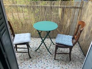 City studio with patio