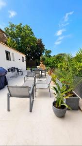 Mougins Centre - Bastide pierre rénovée spa et piscine privé