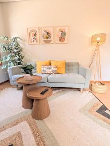 1C Apartamento encantador a 3 minutos da praia