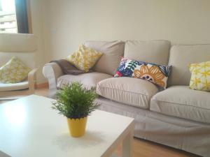 Apartamento con terraza, piscina, padel y parking