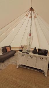 Bell-tent Luna met uitzicht