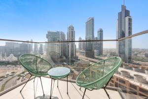 Silkhaus Vacation Homes Chic 1BR with Pool & Gym in Burj Crown
