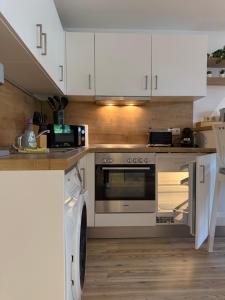 Schloss-Loft komfortables Studio im Altbau mit Schlossblick, Waschmaschine, Küche