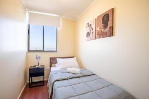 Departamento Nataniel, con estacionamiento, cercano al Parque OHiggins y Movistar Arena