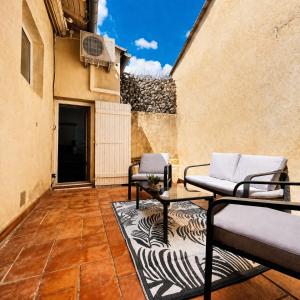 T4 climatisé avec terrasse Avignon Centre Wi-Fi