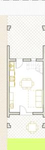 Accommodation with shared pool for eight guests