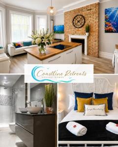 The Bournemouth Haven - Brought to you by Coastline Retreats - Grand 2 bedroom luxury apartment - 3 mins walk to beach - Superfast Wifi - Sleeps 6