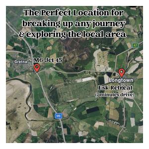 Esk Retreat, Cosy 1 Bed Flat - 3miles from M6 Jct45 - near A75, Gretna & Carlisle