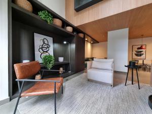 Lindo Studio Metro Brooklin com Coworking ArWifi