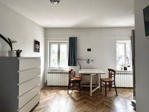 An atmospheric attic apartment