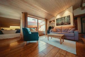Appartement 71m2 près de Megève, à 200m télécabine la Princesse, local à ski, 2 chambres, parking couvert
