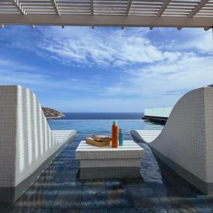 Aqua blue villa with private swimming pool