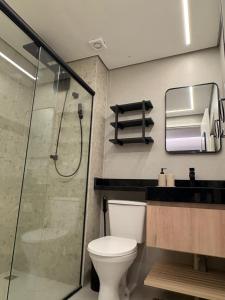 Studio design premium com Varanda e Home office