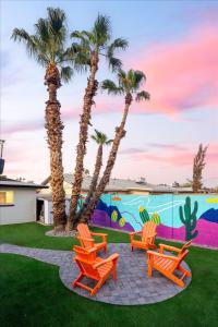 Poolside Paradise Big Backyard Arcade Mural