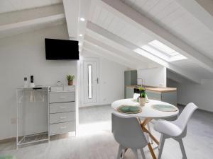 Attic studio, with air conditioning