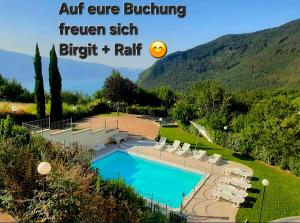 Ferienwohnung am Gardasee in Tignale, Pool, Seesicht, WLAN kostenlos